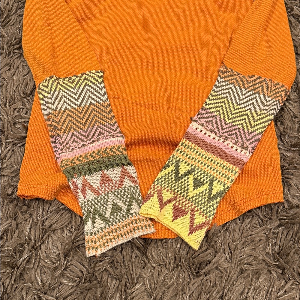 Alpine Cuff Tee | Free People Size XL - Picture 4 of 10